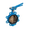 Butterfly valve Type: 6321 Ductile cast iron/Aluminum bronze/EPDM Centric Squeeze handle PN16 Wafer type DN50 - 2"
